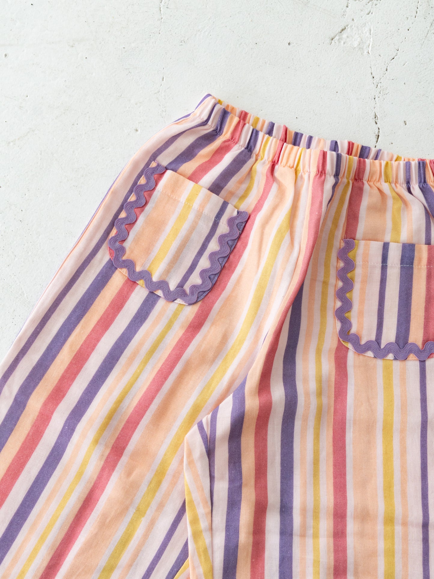 Stripe pocket pants (RRP: 208 RMB)