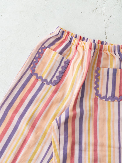 Stripe pocket pants (RRP: 208 RMB)