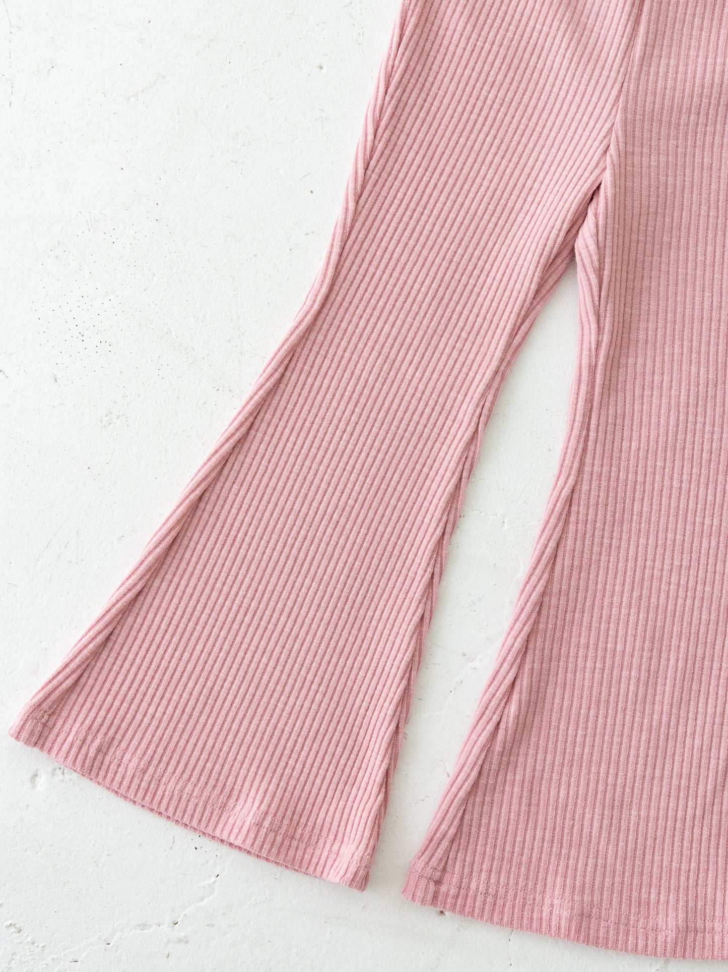 Ribbed flare pants (RRP: 185 RMB)