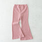 Ribbed flare pants (RRP: 185 RMB)