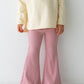 Ribbed flare pants (RRP: 185 RMB)