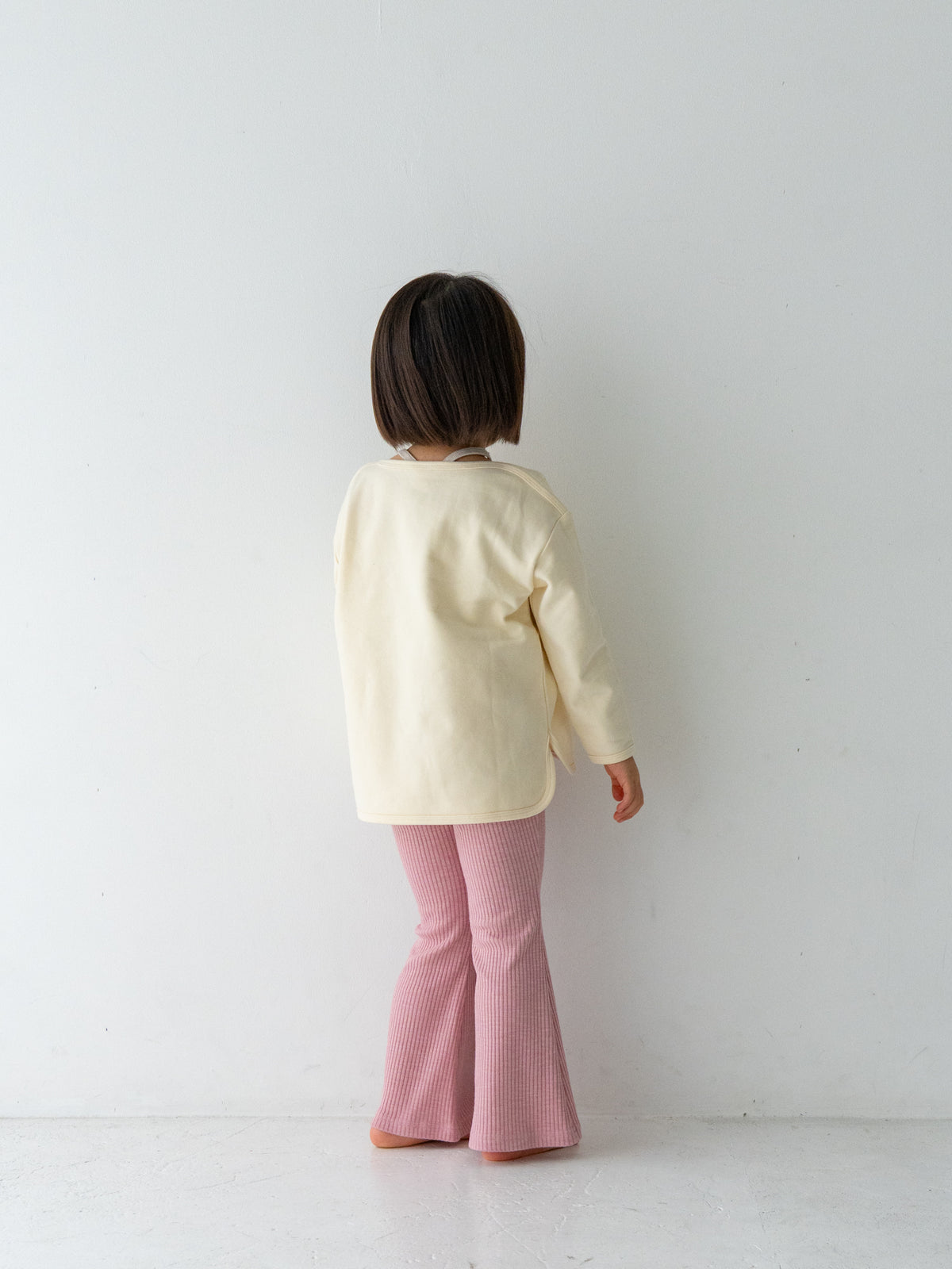 Ribbed flare pants (RRP: 185 RMB)