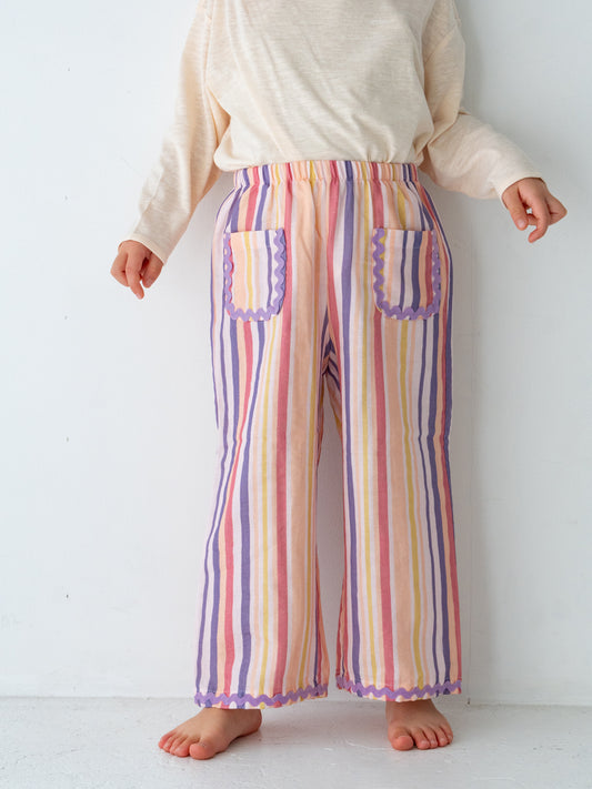 Stripe pocket pants (RRP: 208 RMB)