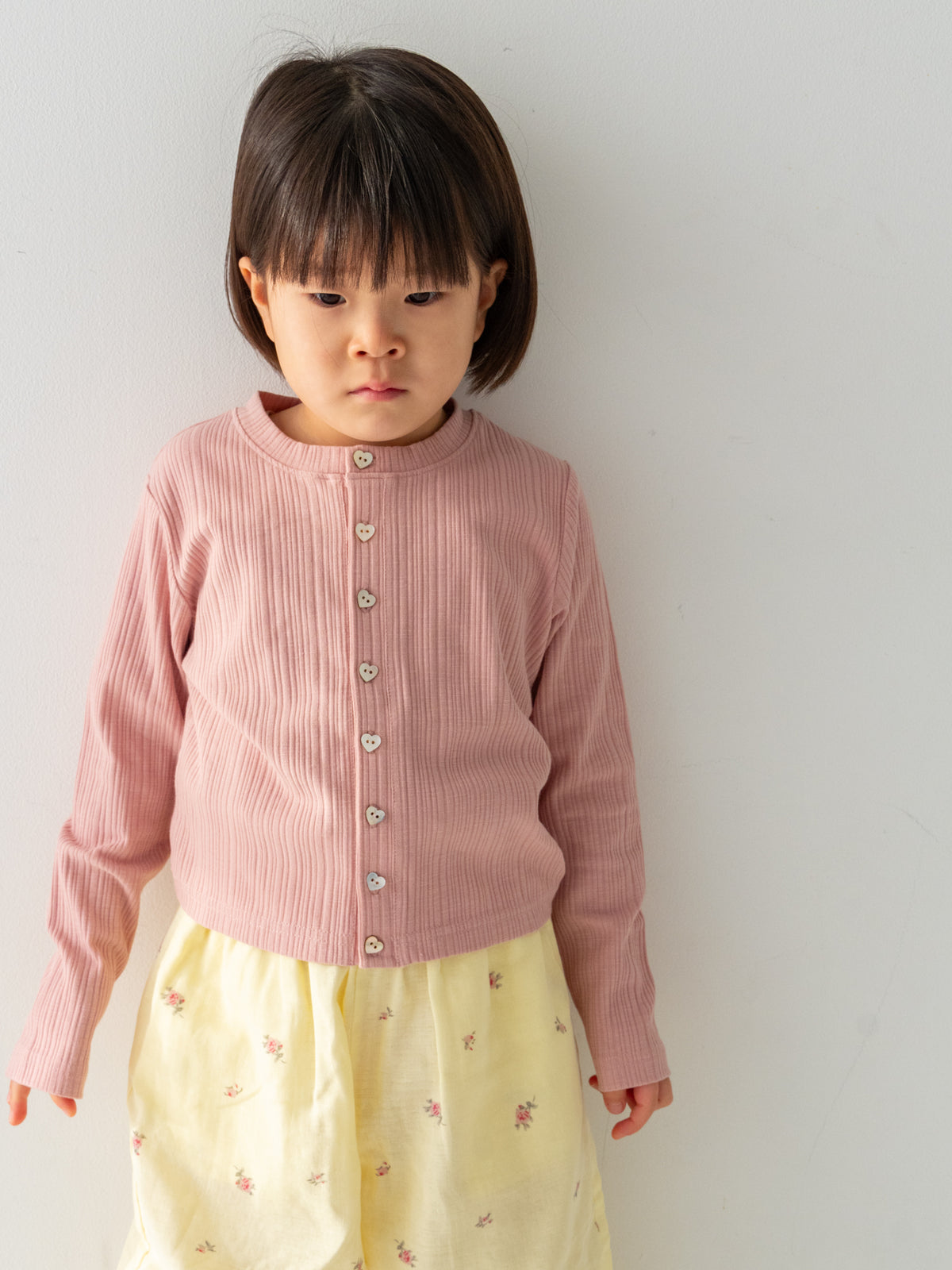 Ribbed cardigan (RRP: 231 RMB)