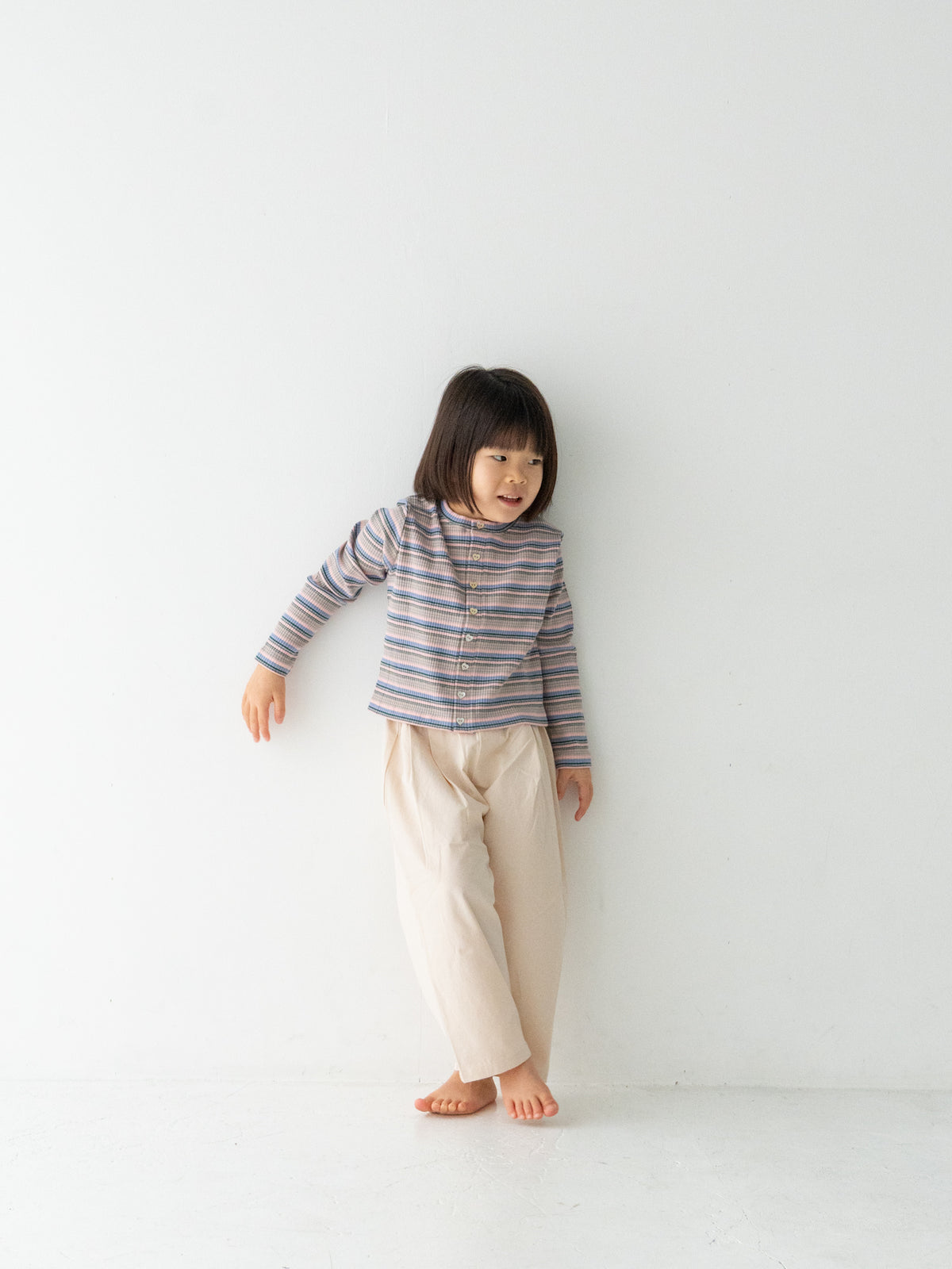 Ribbed cardigan (RRP: 231 RMB)