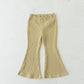 Ribbed flare pants (RRP: 185 RMB)