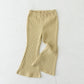 Ribbed flare pants (RRP: 185 RMB)