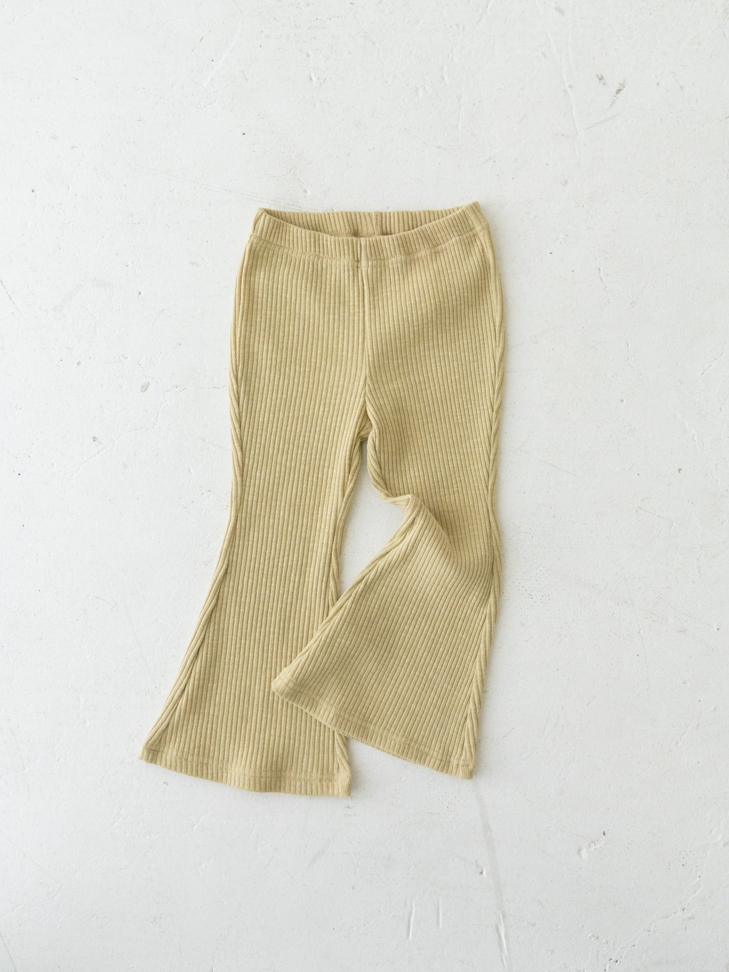 Ribbed flare pants (RRP: 185 RMB)