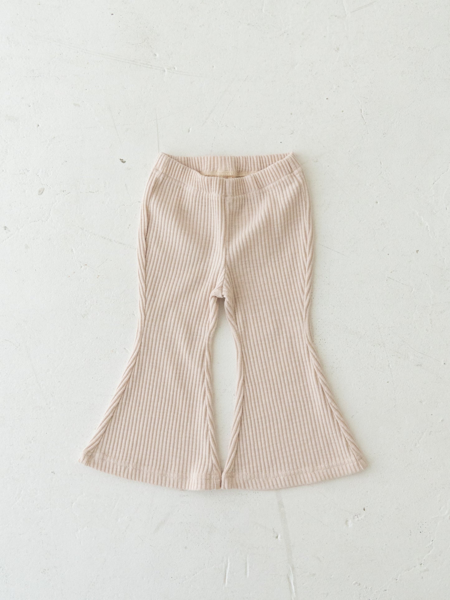 Ribbed flare pants (RRP: 185 RMB)