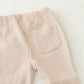 Ribbed flare pants (RRP: 185 RMB)