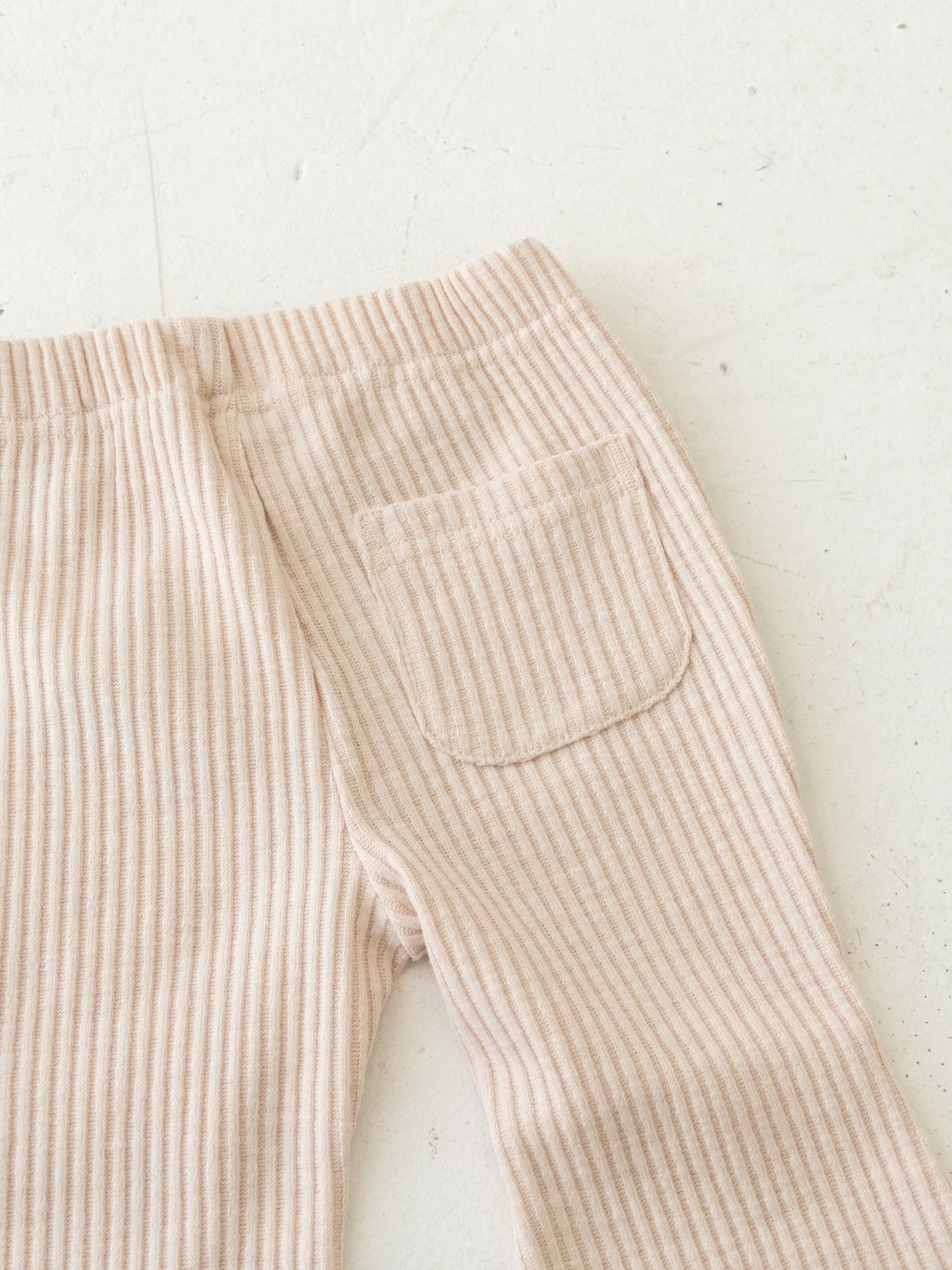 Ribbed flare pants (RRP: 185 RMB)