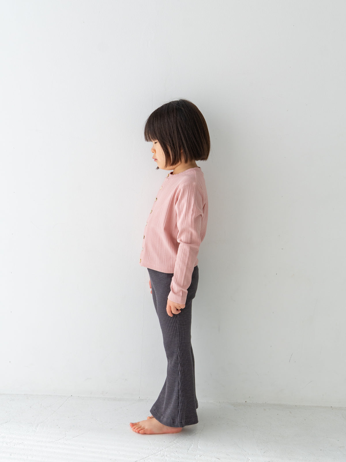Ribbed flare pants (RRP: 185 RMB)