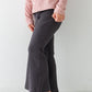Ribbed flare pants (RRP: 185 RMB)