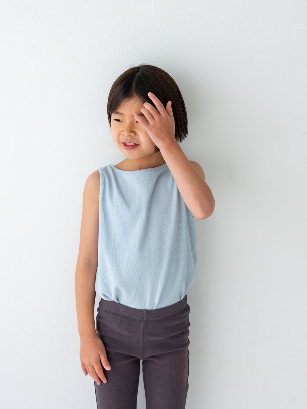 Ribbed sleeveless  (RRP: 169 RMB)